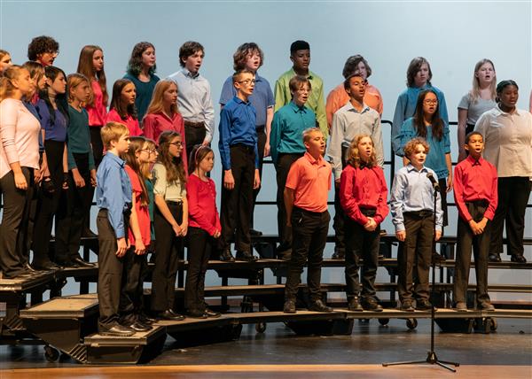 2023 All County Chorus Students Performing